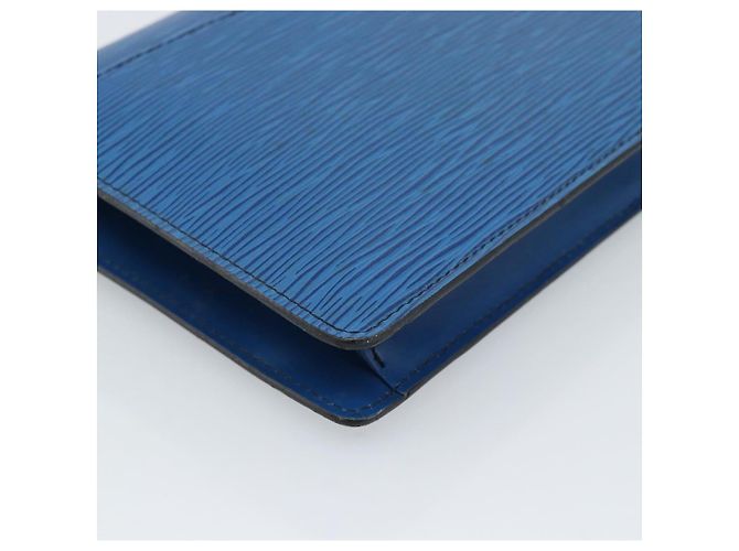 LOUIS VUITTON Epi Montaigne 23 Clutch Blu M52665 LV Auth 183602 - vista 16