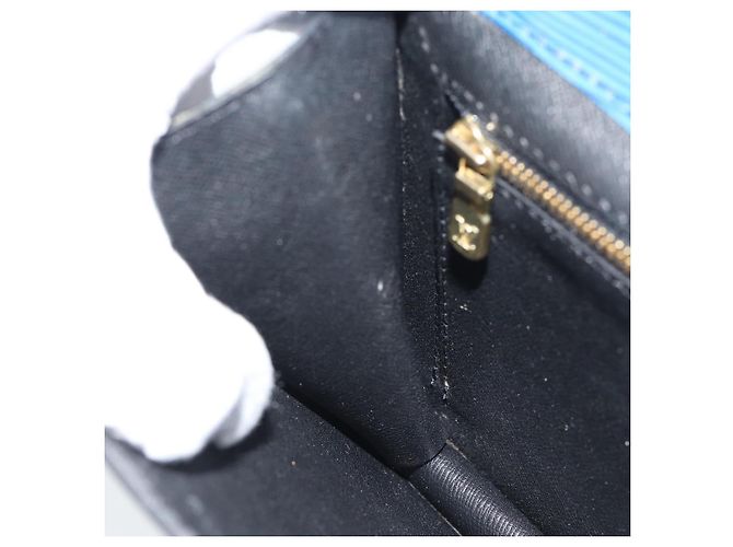 LOUIS VUITTON Epi Montaigne 23 Clutch Blu M52665 LV Auth 183602 - vista 19