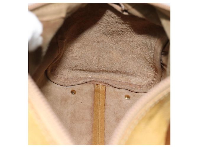 Borsa a Mano LOEWE Anagram in Pelle Giallo Oro Autentica 182106 D'oro - vista 12