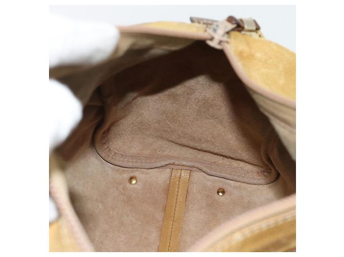Borsa a Mano LOEWE Anagram in Pelle Giallo Oro Autentica 182106 D'oro - vista 17