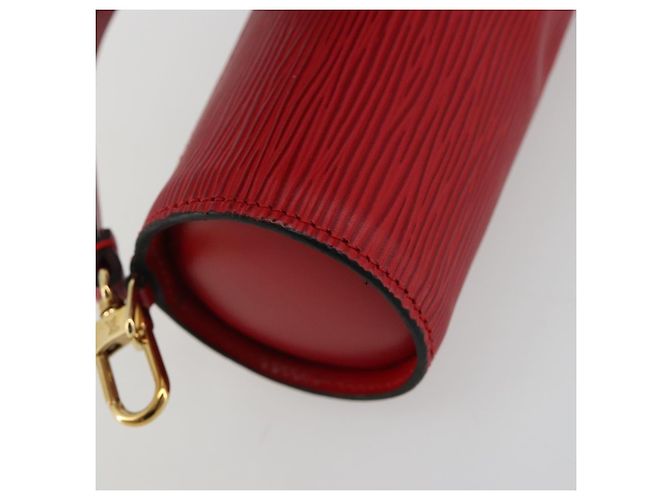 LOUIS VUITTON Epi Soufflot Pouch Accessory Pouch Rosso LV Auth BA12754A - vista 16