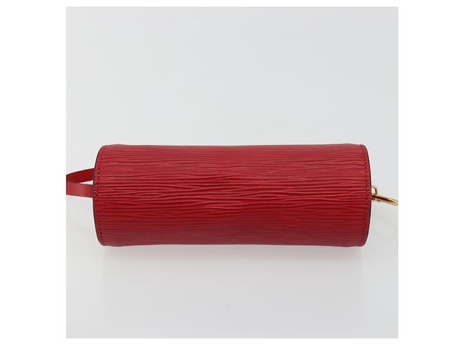 LOUIS VUITTON Epi Soufflot Pouch Accessory Pouch Rosso LV Auth BA12754A - vista 5