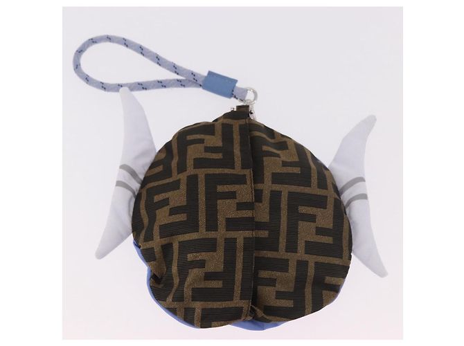 FENDI x FRGMT x POKMON ZUCCA Canvas Bucket Hat Mini-Dragon Braun Auth 161464SM Schwarz - Ansicht 11