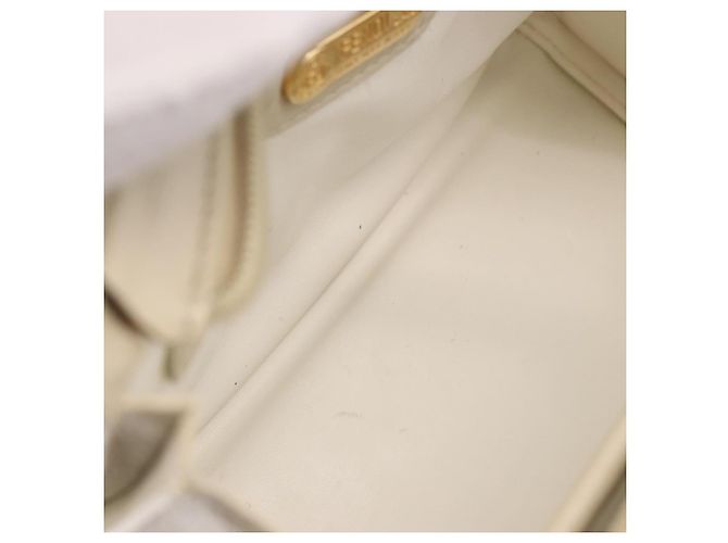 Borsa FENDI in pelle 2way Beige Oro Auth 183874 D'oro - vista 11