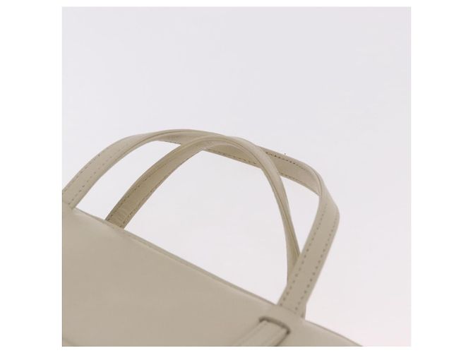 Borsa FENDI in pelle 2way Beige Oro Auth 183874 D'oro - vista 8