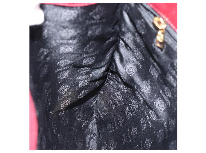 Borsa LOEWE in scamosciato rosso e oro Auth 183111A D'oro - vista 18