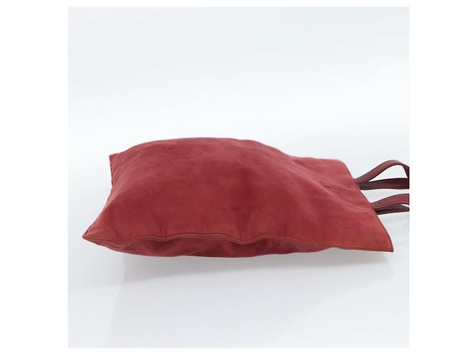 Borsa LOEWE in scamosciato rosso e oro Auth 183111A D'oro - vista 4