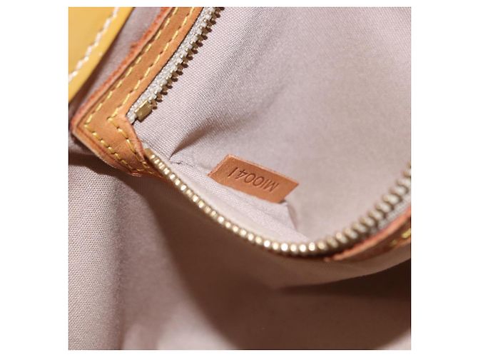 LOUIS VUITTON Monogram Vernis Reade PM Hand Bag Beige M91144 LV Auth gh2085 - vista 12