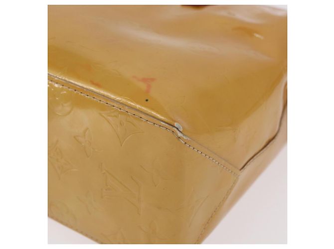 LOUIS VUITTON Monogram Vernis Reade PM Hand Bag Beige M91144 LV Auth gh2085 - vista 14
