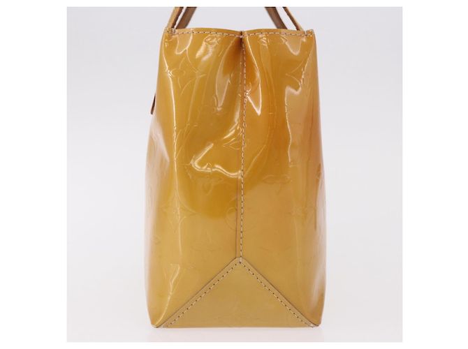 LOUIS VUITTON Monogram Vernis Reade PM Hand Bag Beige M91144 LV Auth gh2085 - vista 3