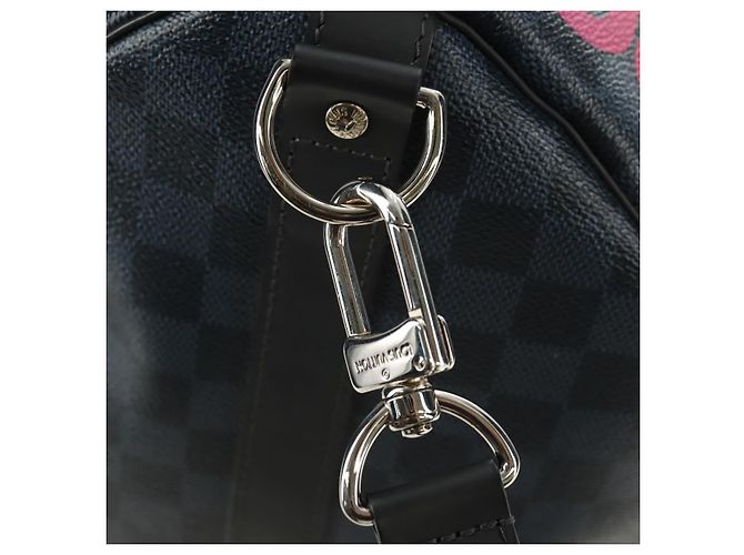 LOUIS VUITTON Damier Cobalt Keepall Bandouliere 45 Borsa N50002 LV Auth 181958M - vista 23