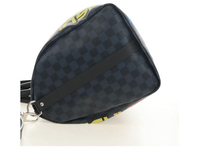 LOUIS VUITTON Damier Cobalt Keepall Bandouliere 45 Borsa N50002 LV Auth 181958M - vista 3