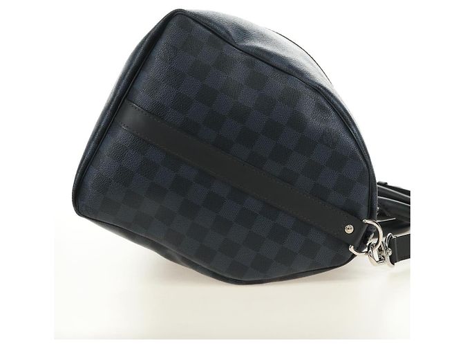 LOUIS VUITTON Damier Cobalt Keepall Bandouliere 45 Borsa N50002 LV Auth 181958M - vista 4