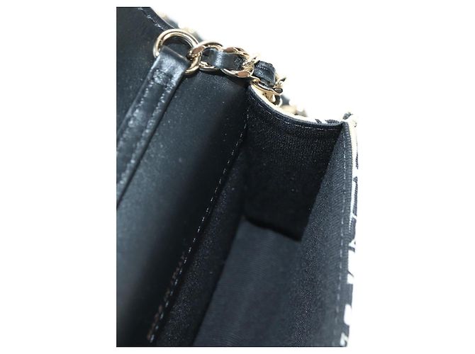 CHANEL Borsa a tracolla Chain Mini Matelasse Satin Beige Gold CC Auth 183621M D'oro - vista 19