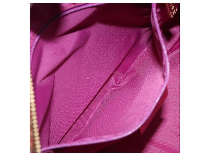 Borsa ETRO in PVC e pelle marrone oro Auth 183273A D'oro - vista 22