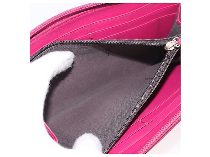 FENDI Zucca Canvas Langgeldbörse PVC Schwarz Braun Auth 184235A - Ansicht 11