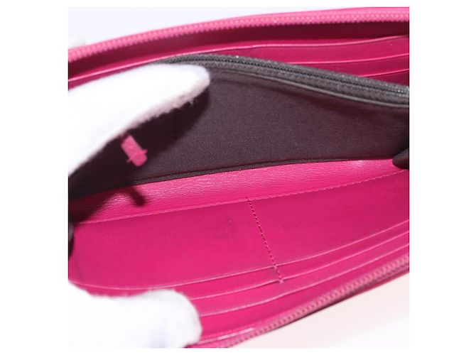 FENDI Zucca Canvas Langgeldbörse PVC Schwarz Braun Auth 184235A - Ansicht 19