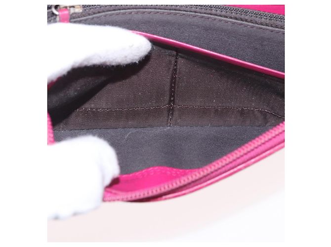 FENDI Zucca Canvas Langgeldbörse PVC Schwarz Braun Auth 184235A - Ansicht 20