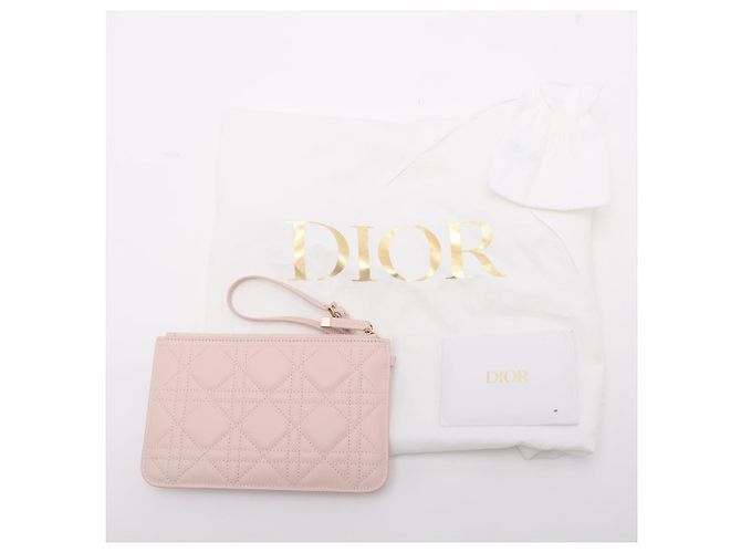 Dior Borsa Tote Toujours Medium in pelle di vitello Macrocannage Rosa - vista 10
