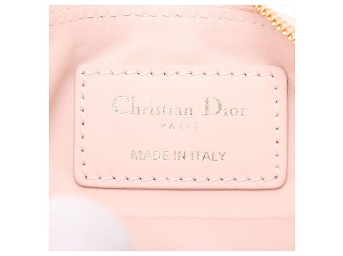 Dior Borsa Tote Toujours Medium in pelle di vitello Macrocannage Rosa - vista 9