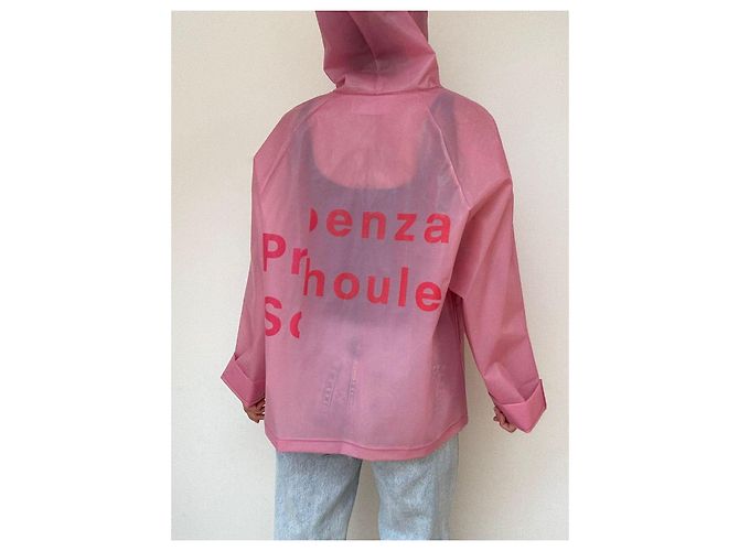 Chaqueta impermeable rosa Proenza Schouler - vista 2