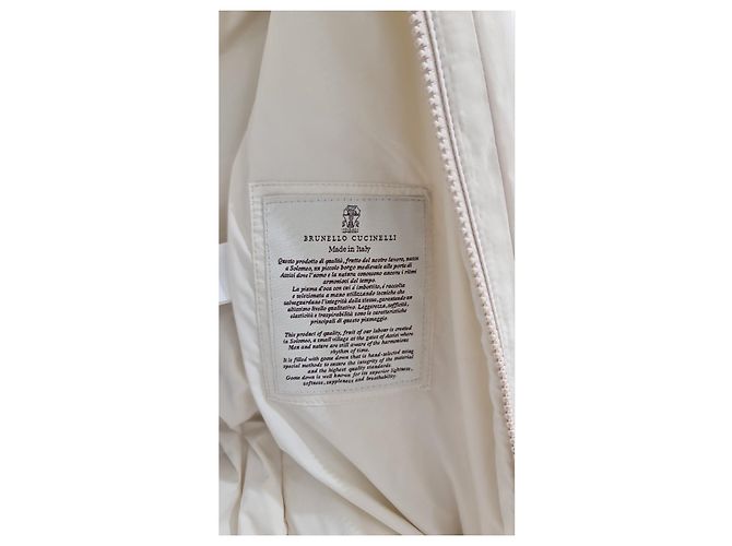 Brunello Cucinelli Quilted Silk Blend Bomber Jacket Sz.40 pre-owned - view 7