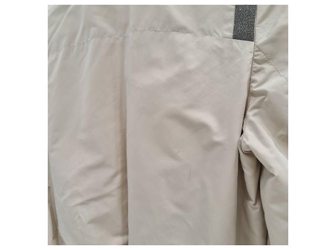 Brunello Cucinelli Quilted Silk Blend Bomber Jacket Sz.40 pre-owned - view 8