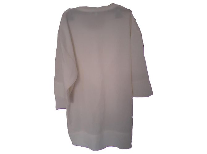 Iro weißes Seiden-Acetat-Kleid Beige Aus weiß - Ansicht 2