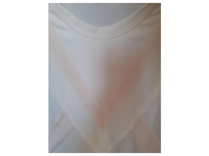 Iro weißes Seiden-Acetat-Kleid Beige Aus weiß - Ansicht 4
