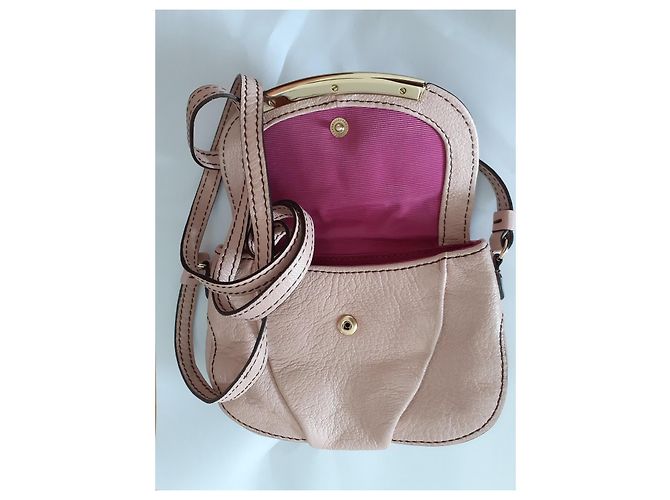 Lancel Borsa a Tracolla in Pelle Rosa Pallido - vista 2