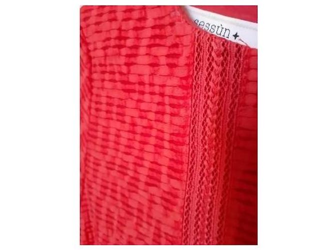 Sessun Sessùn Rotes Sommerkleid - Ansicht 3