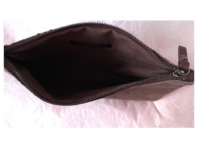 Tara Jarmon Pochette in Pelle Marrone - vista 3