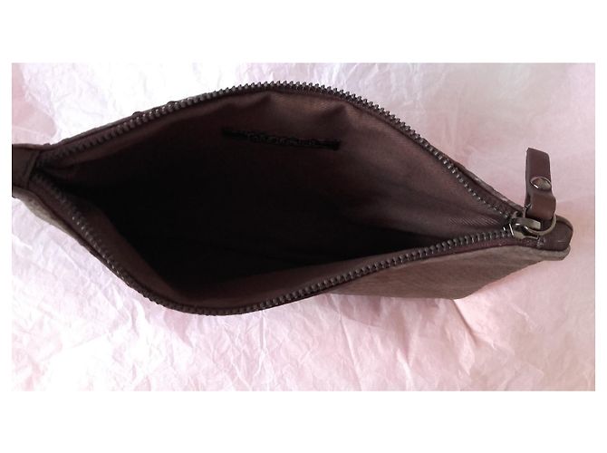 Tara Jarmon Pochette in Pelle Marrone - vista 4