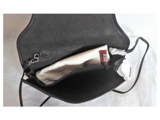 Comptoir des Cotonniers Borsa a tracolla in pelle marrone - vista 4
