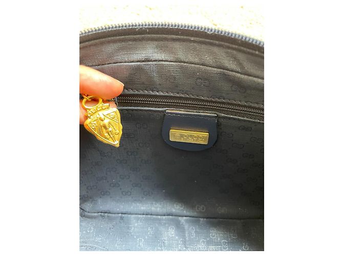 Gucci Borsa a tracolla stampa Flora Multicolore Blu scuro - vista 3
