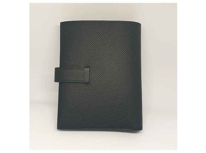 Hermès Cartera Bearn Compact en piel Epsom Noir Negro - vista 3