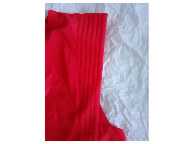 Maje Top de seda rojo sin mangas Roja - vista 5