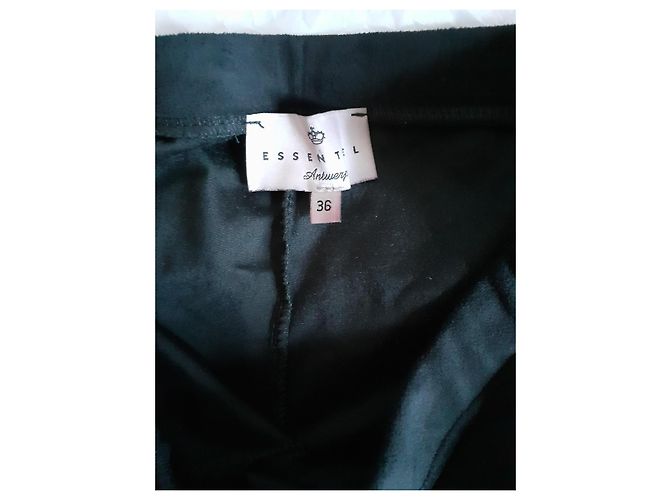 Essentiel Antwerp Schwarze Hose Gr. 36 - Ansicht 5