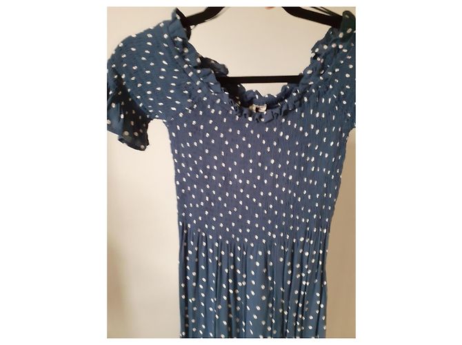 Autre Marque Vestido de verão Rip Curl azul com bolinhas - vista 2