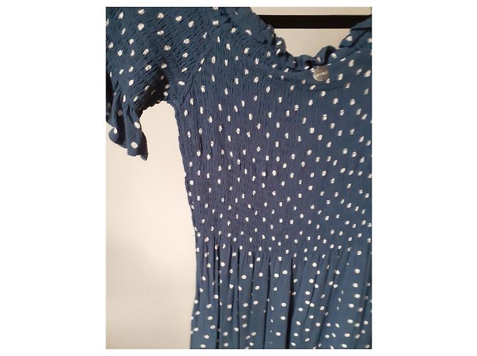 Autre Marque Vestido de verão Rip Curl azul com bolinhas - vista 3
