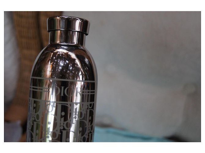 Dior Clima Bottle Monogramm Isolierflasche Silber - Ansicht 11
