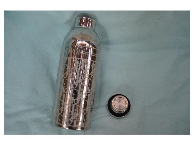 Dior Clima Bottle Monogramm Isolierflasche Silber - Ansicht 14