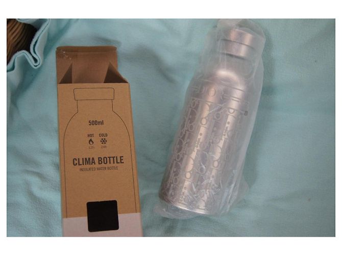 Dior Clima Bottle Monogramm Isolierflasche Silber - Ansicht 9