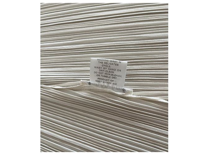 Issey Miyake Pleats Please Mid-Length Cardigan Off-White Größe 4 - Ansicht 5