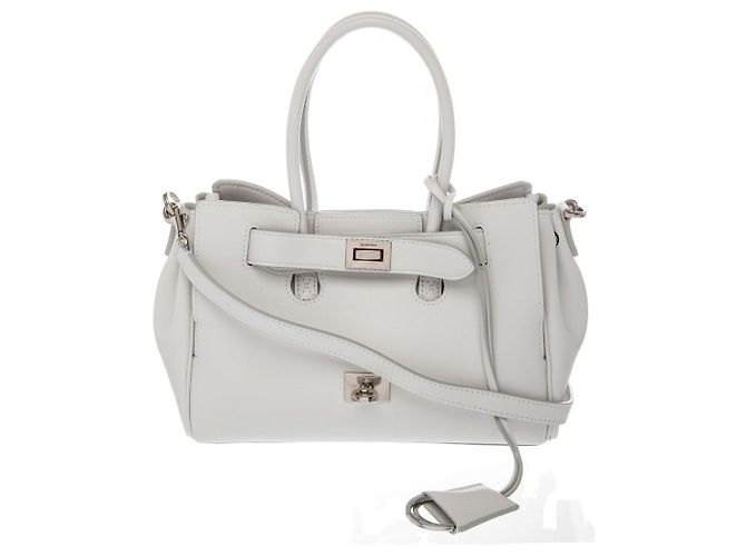 Borsa Bel Air Carry All Mini Balenciaga Bianco - vista 2