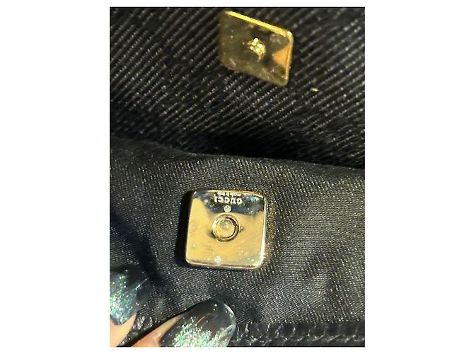 Ophidia Borsa Tote Gucci GG Canvas Nero - vista 16