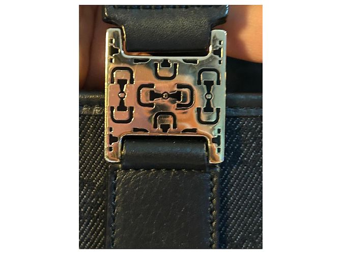 Ophidia Borsa Tote Gucci GG Canvas Nero - vista 2