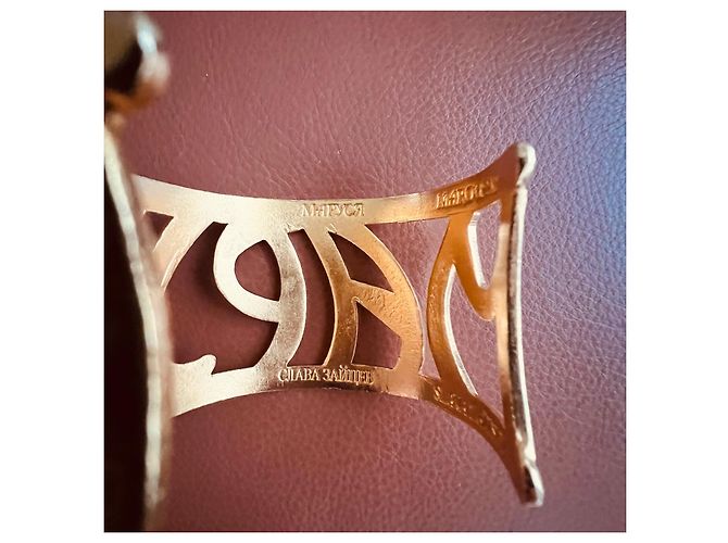 Autre Marque Slava Zaitsev Bracciale Cuff Maroussia Dorato D'oro - vista 6