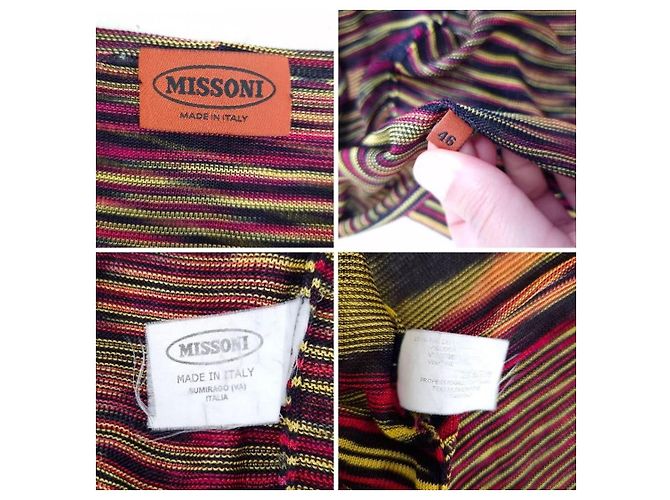 Missoni Twin Set a Righe Multicolore - vista 14