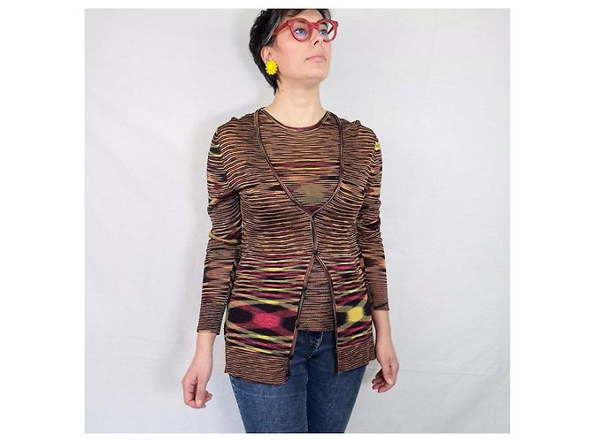 Missoni Twin Set a Righe Multicolore - vista 9